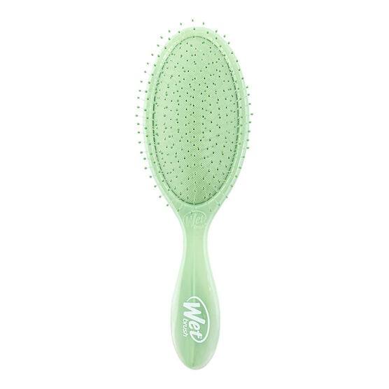 NATURAL GREEN MARBLE HAIRBRUSH